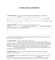 farm land rent calculation
